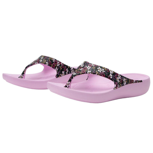 Alegria Ode Womens Sandals RecoverMe Arch Support Floral Thong in Wild Flower-0