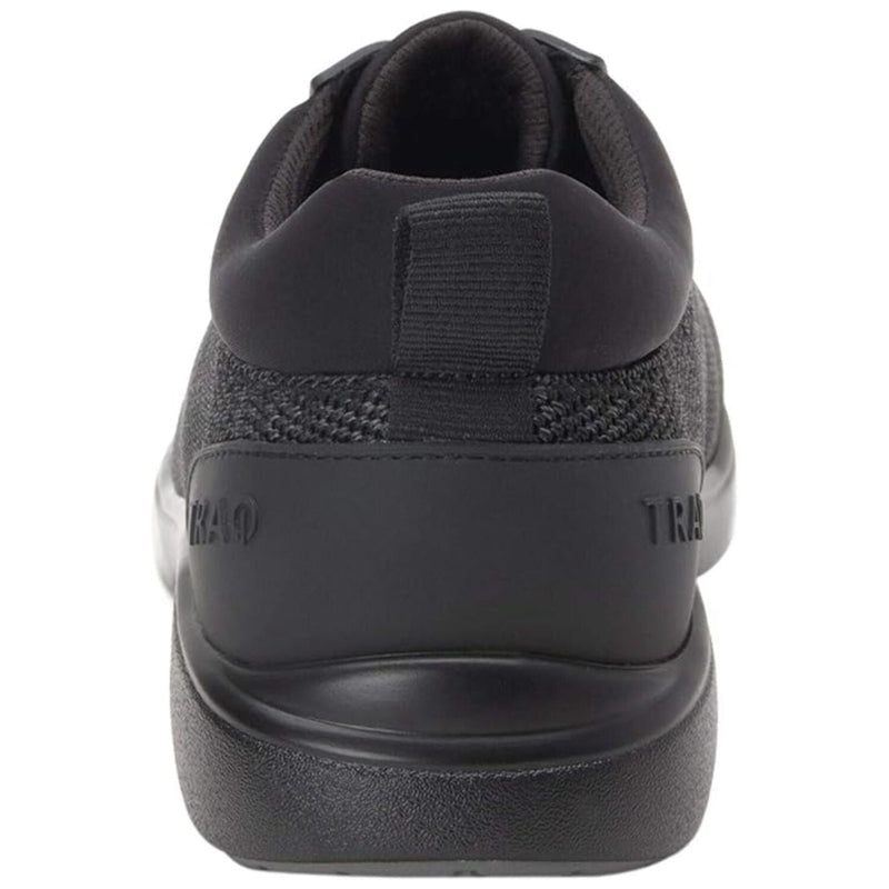 Load image into Gallery viewer, Alegria Quantum Mens Knit Lace-Up Smart Shoes w/ Q-Chip Pedometer in Blackout-4
