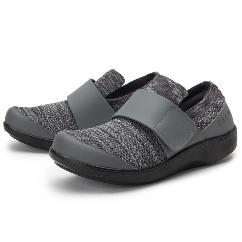 Load image into Gallery viewer, Alegria TRAQ Qwik Womens Walking Shoes Breathable Knit Slip-On in Charcoal-3
