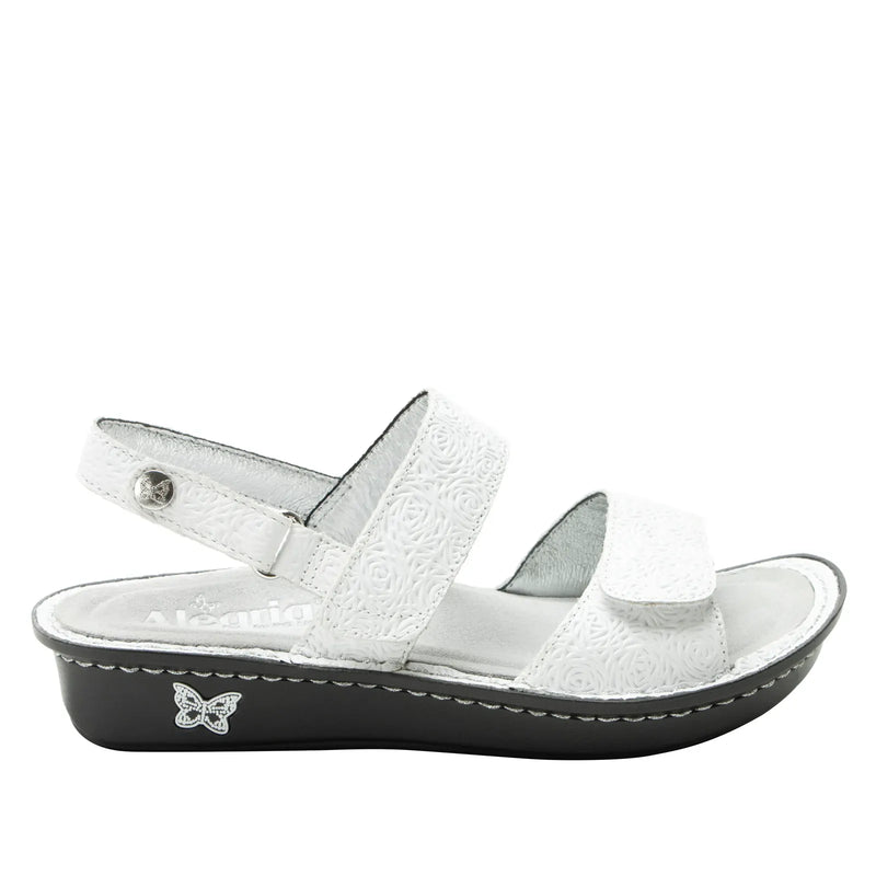 Load image into Gallery viewer, Alegria Verona Womens Comfort Leather Sandals in Blancalita-3
