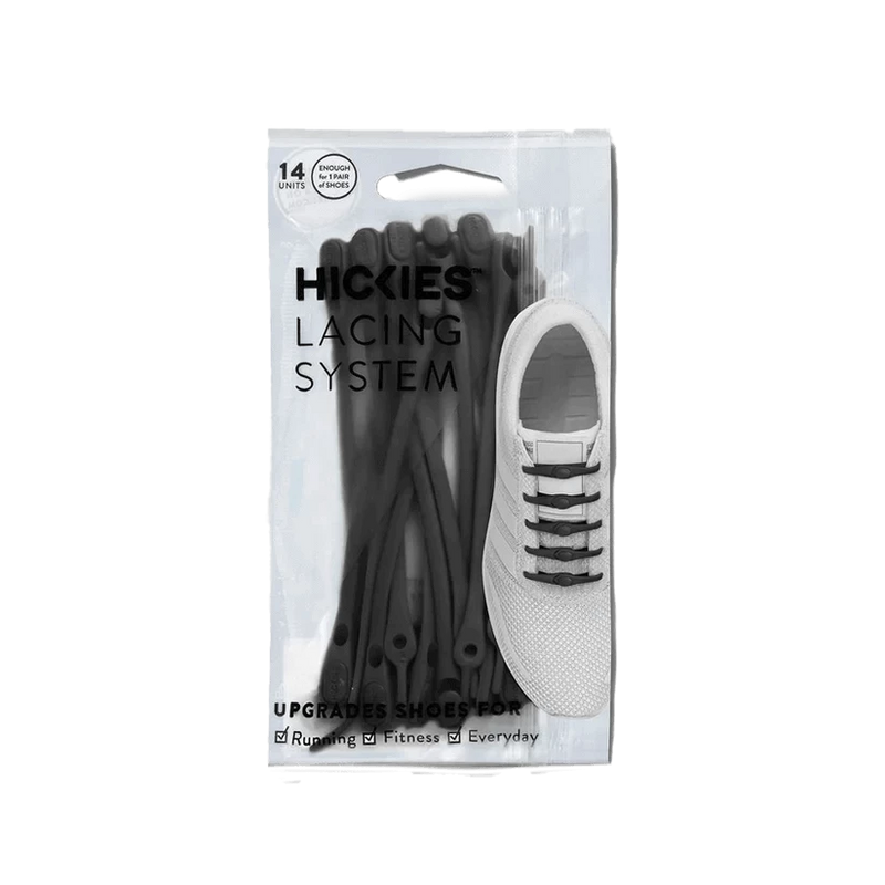 Load image into Gallery viewer, HICKIES 2.0 LACING SYSTEM BLACK | Adventureco

