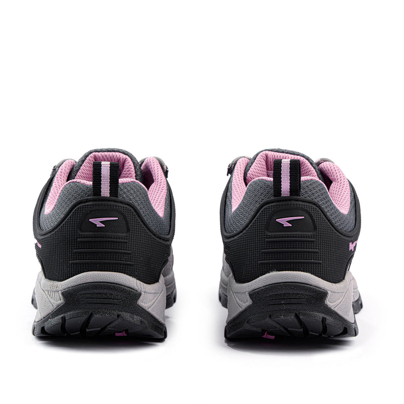 Load image into Gallery viewer, Pioneer Ladies Lace Up Runner Charcoal/Black-3
