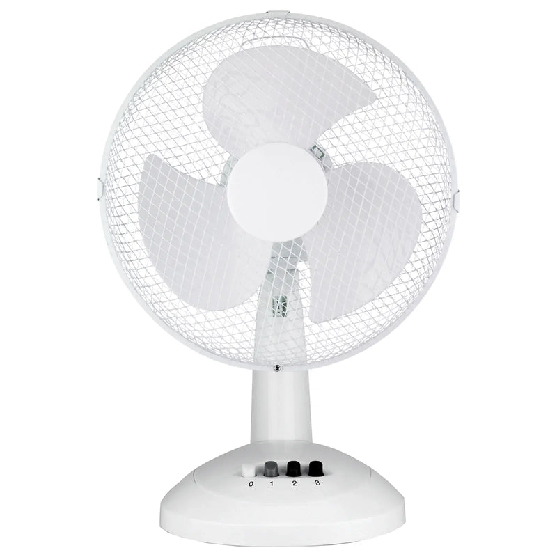 Load image into Gallery viewer, 4x Sheffield 30cm Desk/Table Fan with 3 Speed Settings in White (PL705)-3

