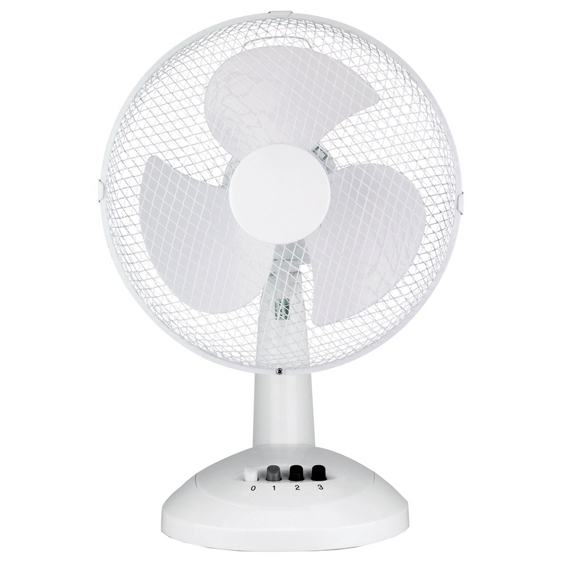 Load image into Gallery viewer, Sheffield 40cm Desk/Table Fan with 3 Speed Settings &amp; Carry Handle in White (PL706)-3
