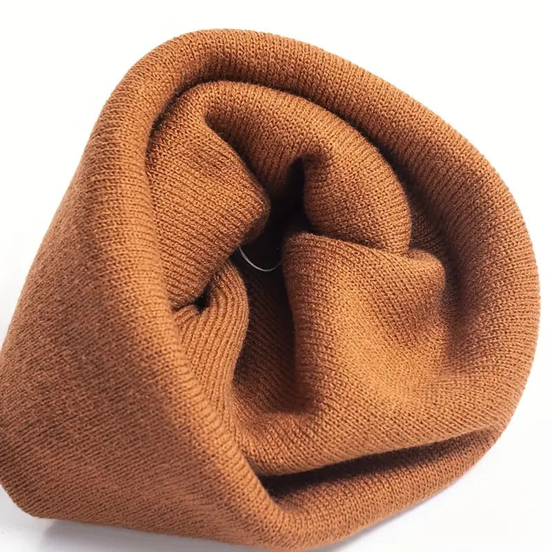 Load image into Gallery viewer, PLAIN BEANIE Unisex Mens Womens Winter Warm Hat Ski Cap Knit One Size - Brown-3
