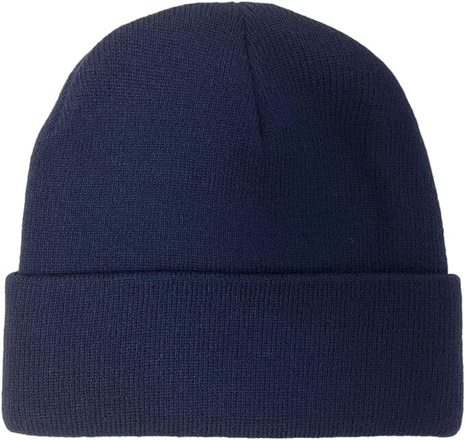 Load image into Gallery viewer, PLAIN BEANIE Unisex Mens Womens Winter Warm Hat Ski Cap Knit One Size - Navy Blue-1
