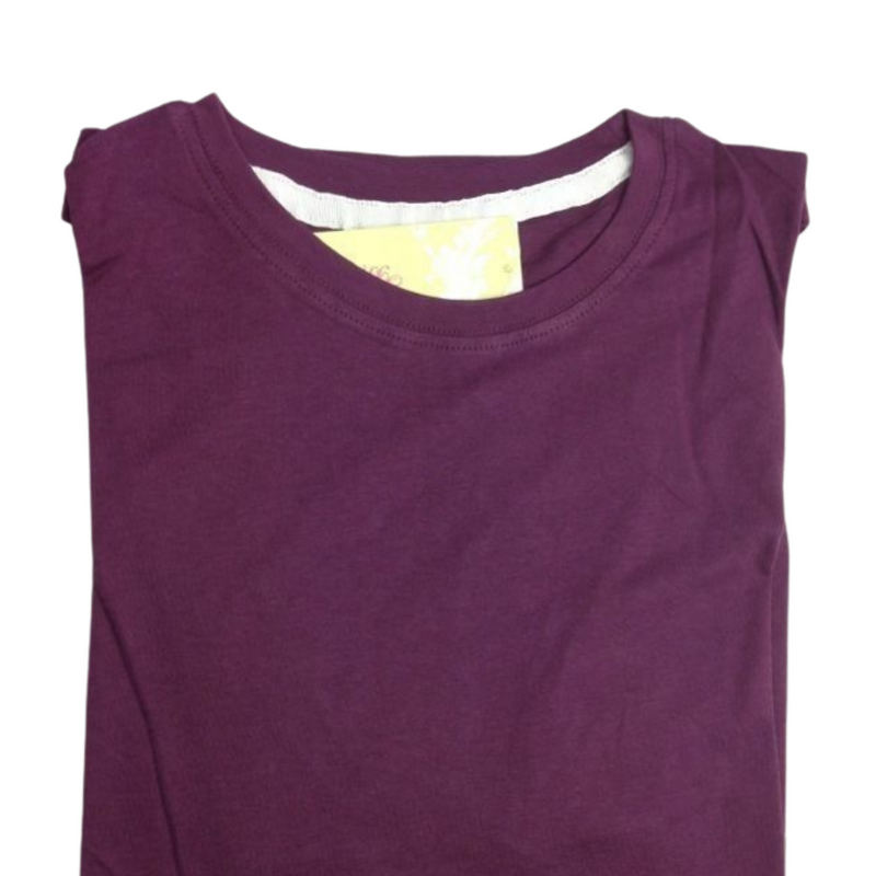 Load image into Gallery viewer, Womens PLAIN T-SHIRT 100% COTTON Tee Short Sleeve Basic Ladies Top Blank-46
