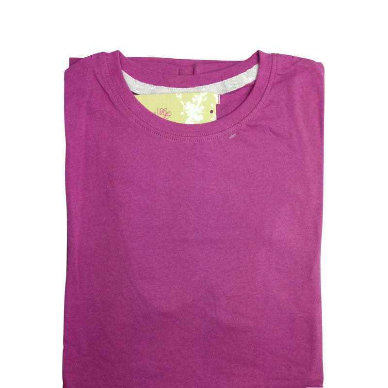 Load image into Gallery viewer, Womens PLAIN T-SHIRT 100% COTTON Tee Short Sleeve Basic Ladies Top Blank-51

