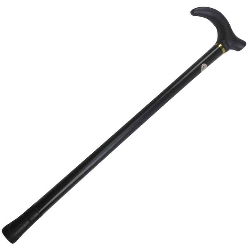 Load image into Gallery viewer, Metal WALKING STICK Travel Extendable Pole Compact Adjustable Lightweight - Black-4
