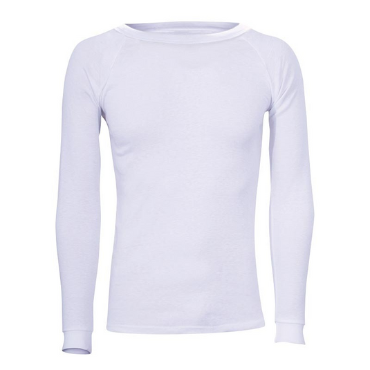 Sherpa Mens Long Sleeve Polypro Thermal Baselayer Top in White-3