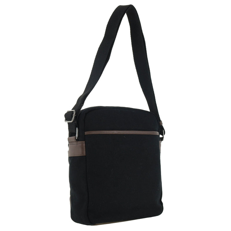 Load image into Gallery viewer, POLICE Wings Mens Canvas Crossbody Bag in Black-3
