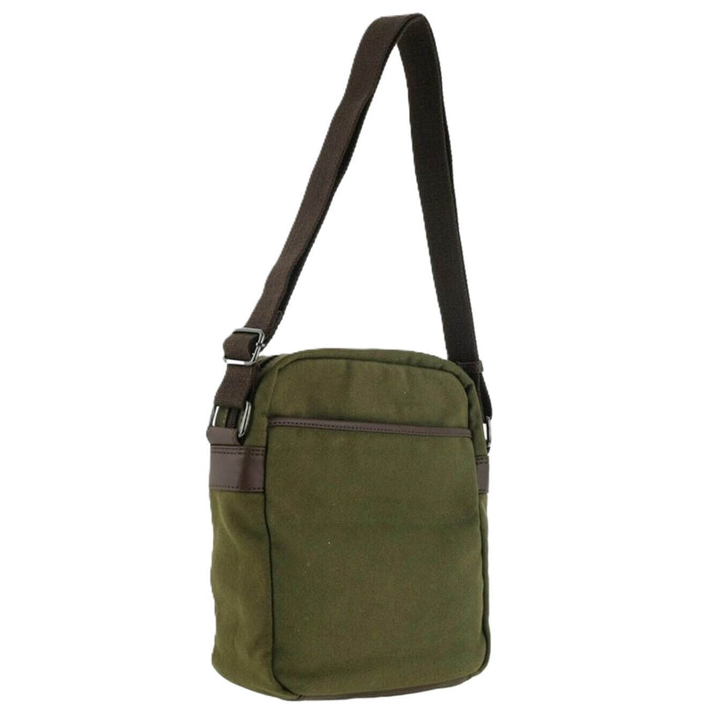 Load image into Gallery viewer, POLICE Wings Mens Canvas Crossbody Bag in Dark Olive-4
