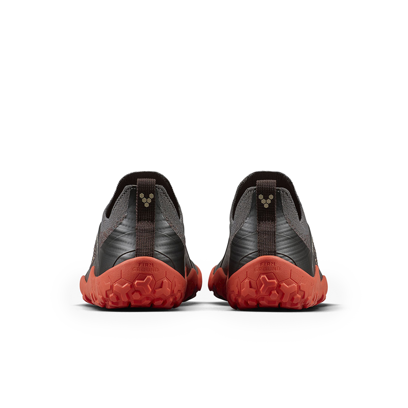 Load image into Gallery viewer, Vivobarefoot Primus Trail Knit FG Mens Obsidian/Cherry Tomato-4
