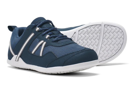Xero Mens Prio Vintage Lightweight Barefoot Shoes Zero Drop in Indigo-0