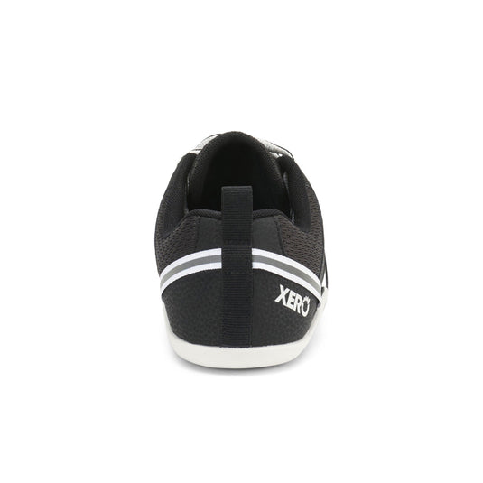 Xero Womens Prio Vintage Lightweight Barefoot Shoes Zero Drop in Black/White-3