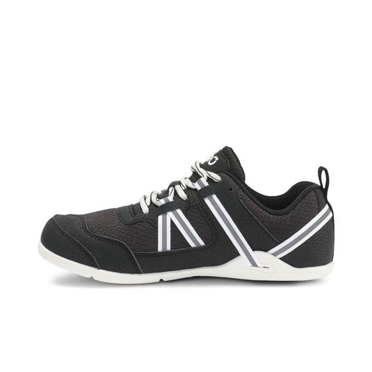 Xero Womens Prio Vintage Lightweight Barefoot Shoes Zero Drop in Black/White-4