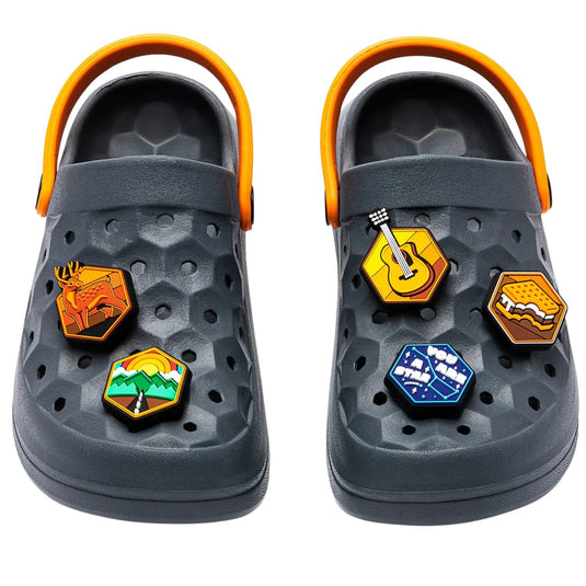 Joybees Popinz 5 Pack Shoe Charms Outdoor Adventure Theme in Camp Collection-2
