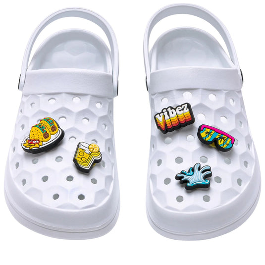 Joybees Popinz 5 Pack Shoe Charms Summer Vibes Beach Pool Party Set in Summa Time-2