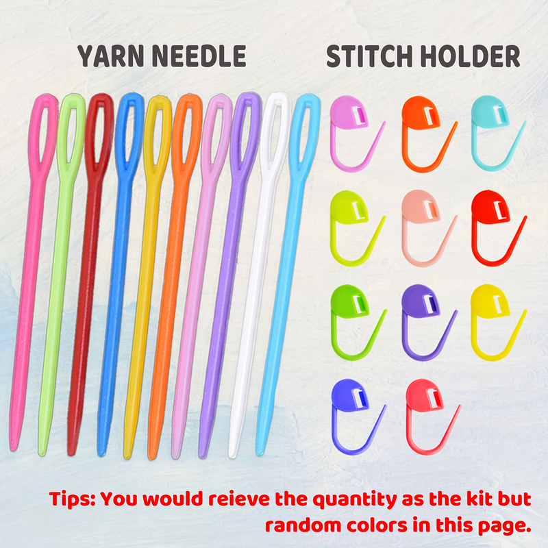 Load image into Gallery viewer, DIY Turtle Knitting Crochet Kit Needles Hooks Set Tools Yarn Sewing Grip-2
