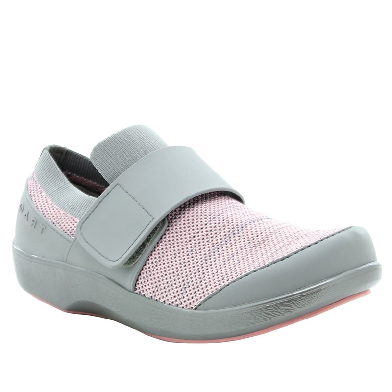 Load image into Gallery viewer, Traq By Alegria Womens Qwik Smart Comfort Walking Shoe Sneaker - Pink Multi-3
