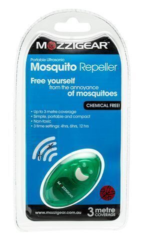 Load image into Gallery viewer, Mozzigear Ultrasonic Mosquito Repeller Sound Frequency Non-Toxic - Assorted Colours-1
