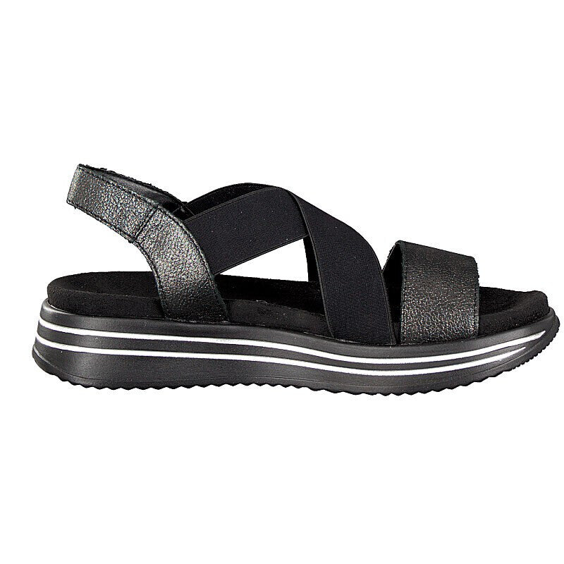 Load image into Gallery viewer, Remonte Womens Sandals Shoes Summer Removable Insole Light Soft - Black-4
