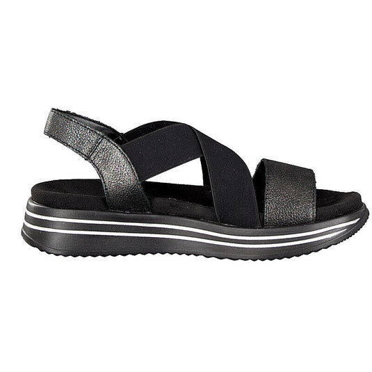 Remonte Womens Sandals Shoes Summer Removable Insole Light Soft - Black-4