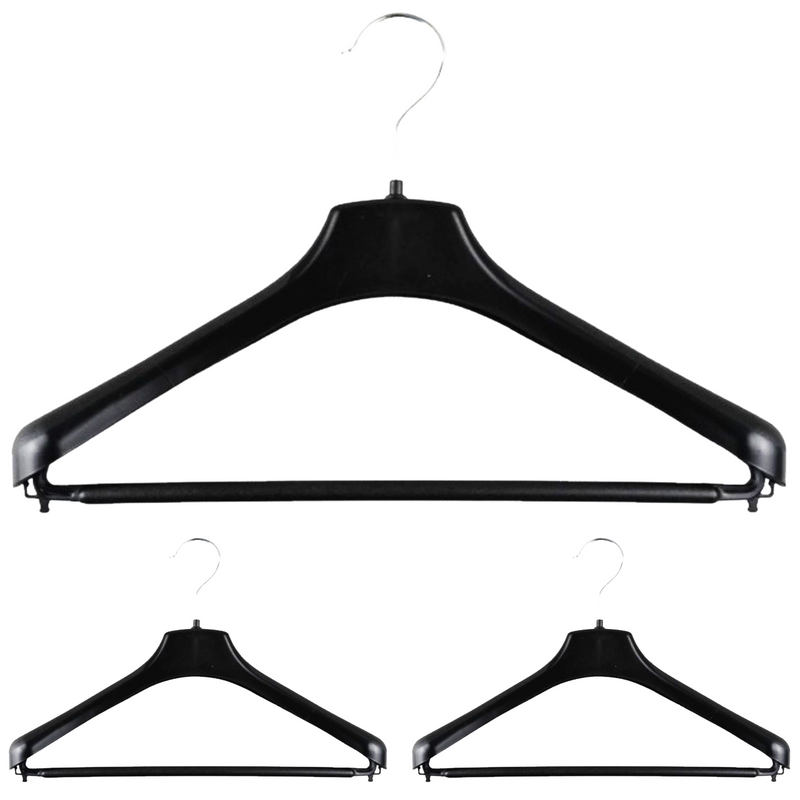Load image into Gallery viewer, 3pcs SUIT HANGER Jacket Pants Clothing Coat Non Slip Broad Shoulder Tube Holder-0
