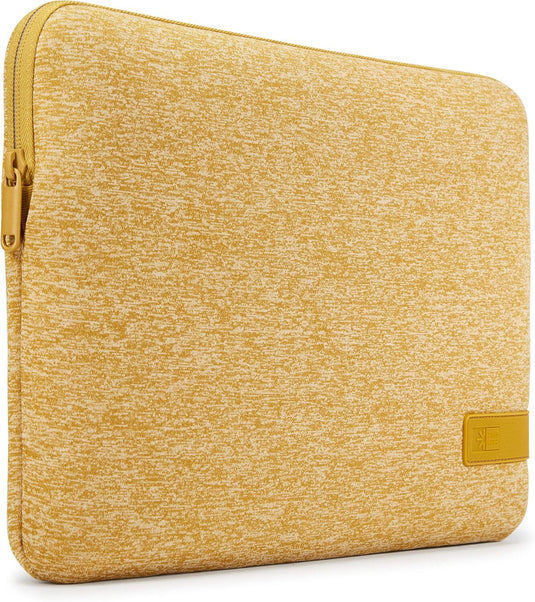 Case Logic Slim Reflect 13.3" Laptop Computer Sleeve in Yellow (Memory-Foam Protection)-0