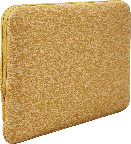 Case Logic Slim Reflect 13.3" Laptop Computer Sleeve in Yellow (Memory-Foam Protection)-3