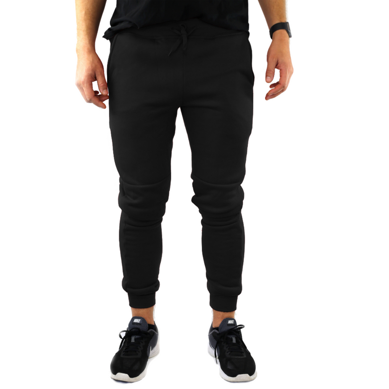 Load image into Gallery viewer, Mens Skinny Track Pants Joggers Trousers Gym Casual Sweat Cuffed Slim Trackies Fleece-6
