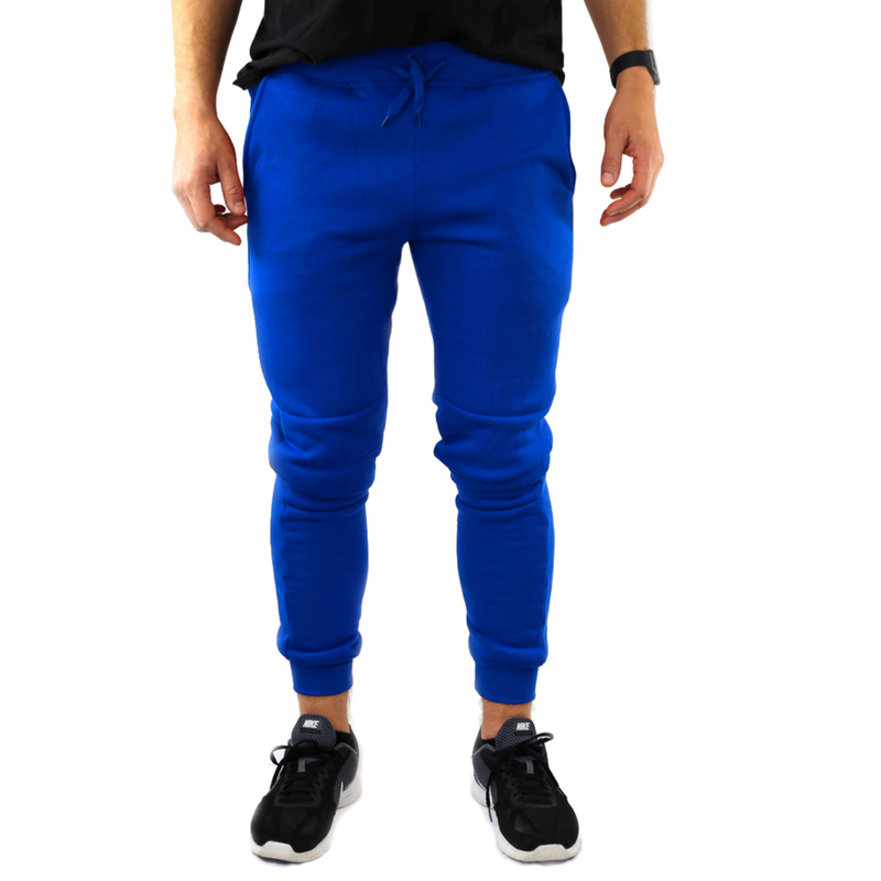 Load image into Gallery viewer, Mens Skinny Track Pants Joggers Trousers Gym Casual Sweat Cuffed Slim Trackies Fleece-16
