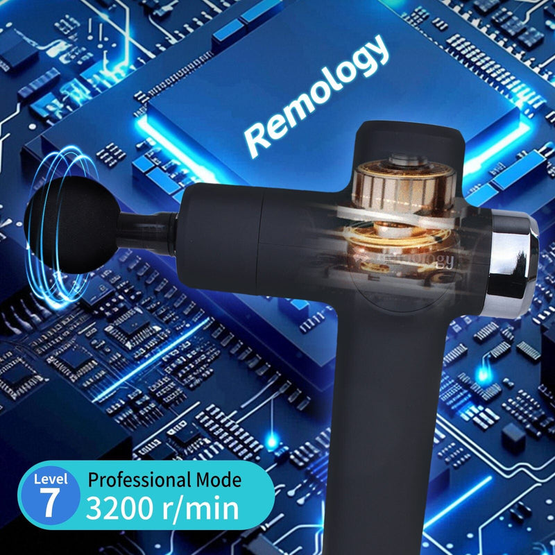 Load image into Gallery viewer, Remology Fascial Impact Therapy Massage Gun 7 Adaptive Speed with 4 Heads-3

