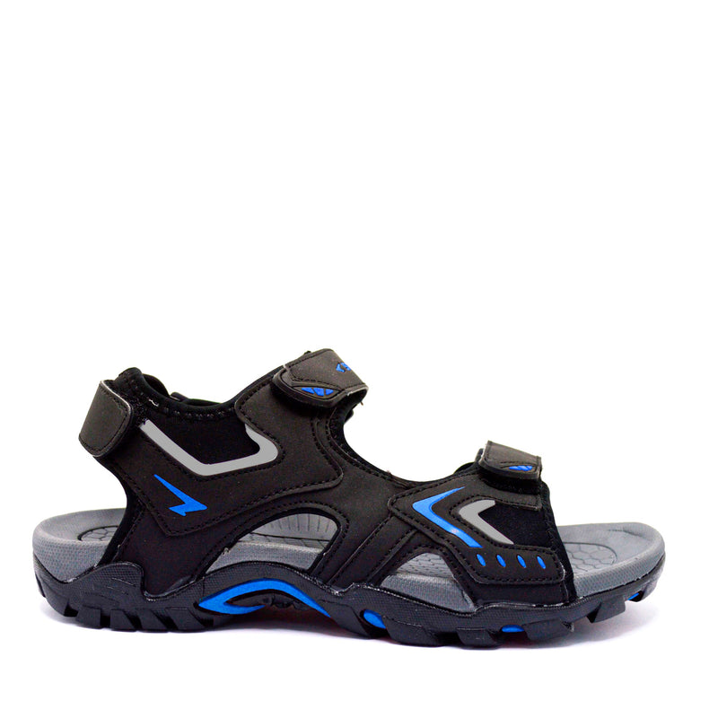 Load image into Gallery viewer, Rock Mens Outdoor Adjustable Sandal -  Black Royal-0
