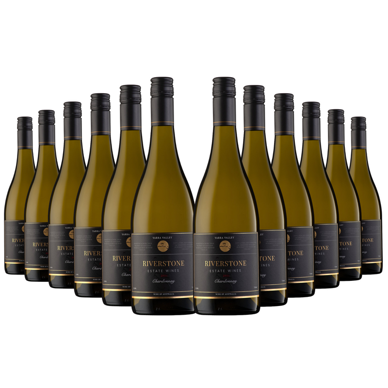 Load image into Gallery viewer, 12x 2021 Riverstone Estate Chardonnay White Wine - 750ml Bottle-1
