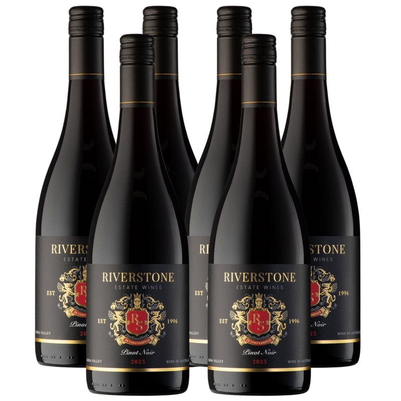 Load image into Gallery viewer, 6-Pack 2023 Riverstone Estate Pinot Noir Red Wine Yarra Valley - 750ml Bottle-1
