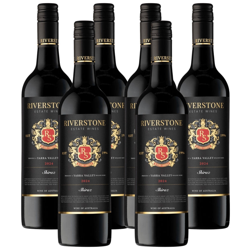 Load image into Gallery viewer, 6-Pack 2024 Riverstone Estate Shiraz Red Wine - 750ml Bottle-1
