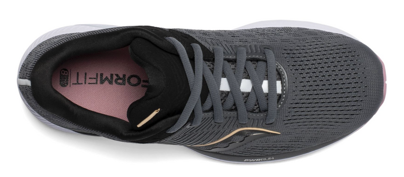 Load image into Gallery viewer, Saucony Womens Guide 14 Shoes Athletic Runners Sneakers Running - Charcoal/Rose-4
