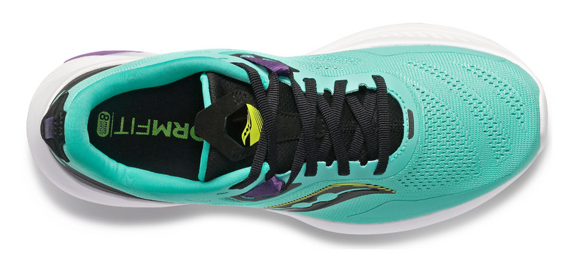 Load image into Gallery viewer, Saucony Womens Guide 15 Shoes Runners Sneakers Running - Cool Mint/Acid-4
