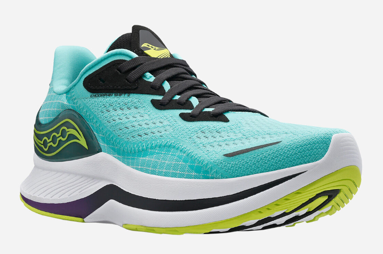 Load image into Gallery viewer, Saucony Womens Endorphin Shift 2 Shoes Runner Sneakers Running - Cool Mint/Acid-3
