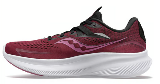 Saucony Womens Ride 15 Shoes Athletic Runners Sneakers Running - Sundown/Black-4