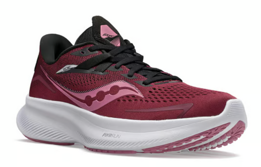 Saucony Womens Ride 15 Shoes Athletic Runners Sneakers Running - Sundown/Black-3