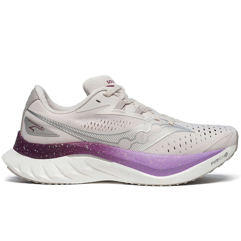 Load image into Gallery viewer, Womens Saucony Endorphin Speed 4 in Moon/Plum Sneakers Shoes - Size 7-1
