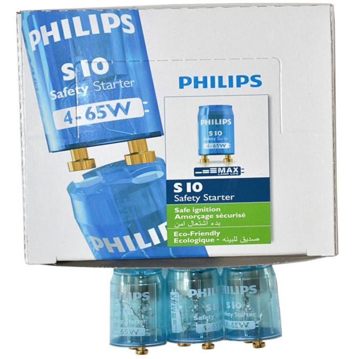 Load image into Gallery viewer, Philips S10 Safety Starters for Fluorescent Lamps Lights - 2 Boxes of 25-3

