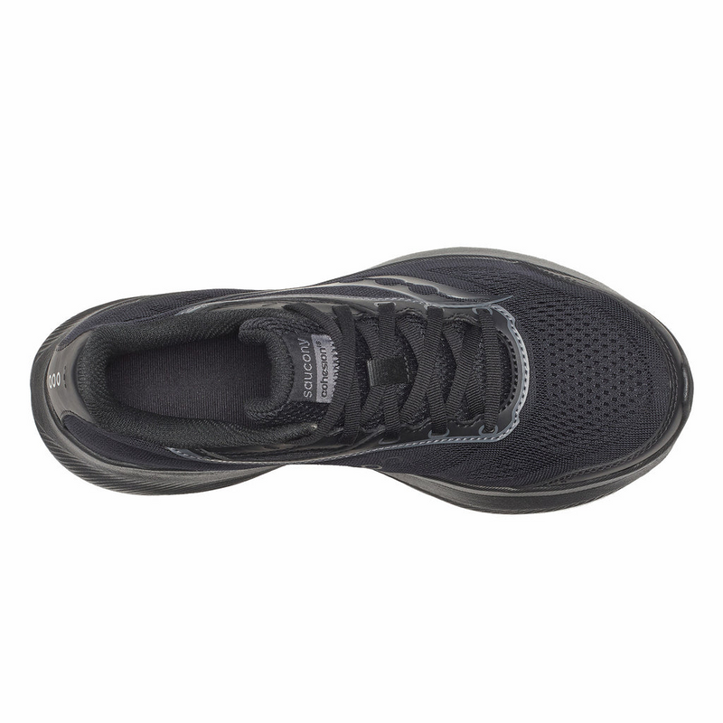 Load image into Gallery viewer, Saucony Womens Cohesion 18 (Wide) Shoes Runners Sneakers in Triple Black-4

