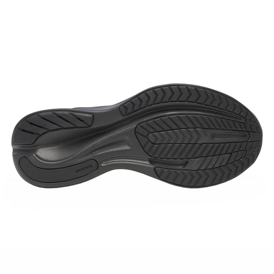 Saucony Womens Cohesion 18 (Wide) Shoes Runners Sneakers in Triple Black-3