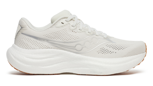 Saucony Womens Ride 19 Sneakers Shoes Running Runners in Ivory/Gum-1