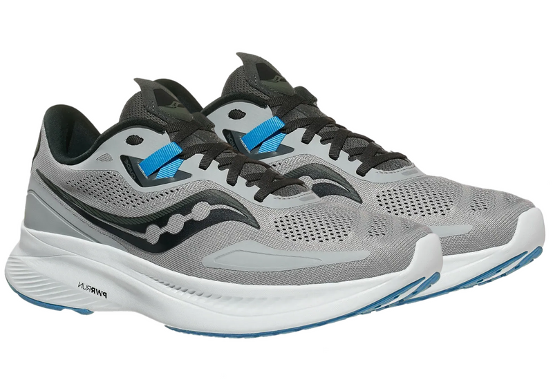 Load image into Gallery viewer, Saucony Mens Guide 15 Lightweight Running Sneaker Athletic Shoes - Alloy/Topaz-0
