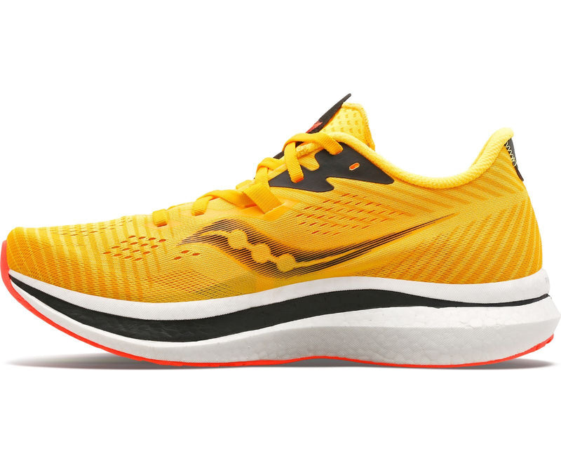 Load image into Gallery viewer, Saucony Mens Endorphin Pro 2 Sneakers Athletic Running Shoes - Vizigold/Vizired-3
