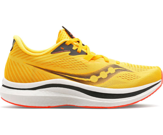 Saucony Mens Endorphin Pro 2 Sneakers Athletic Running Shoes - Vizigold/Vizired-0